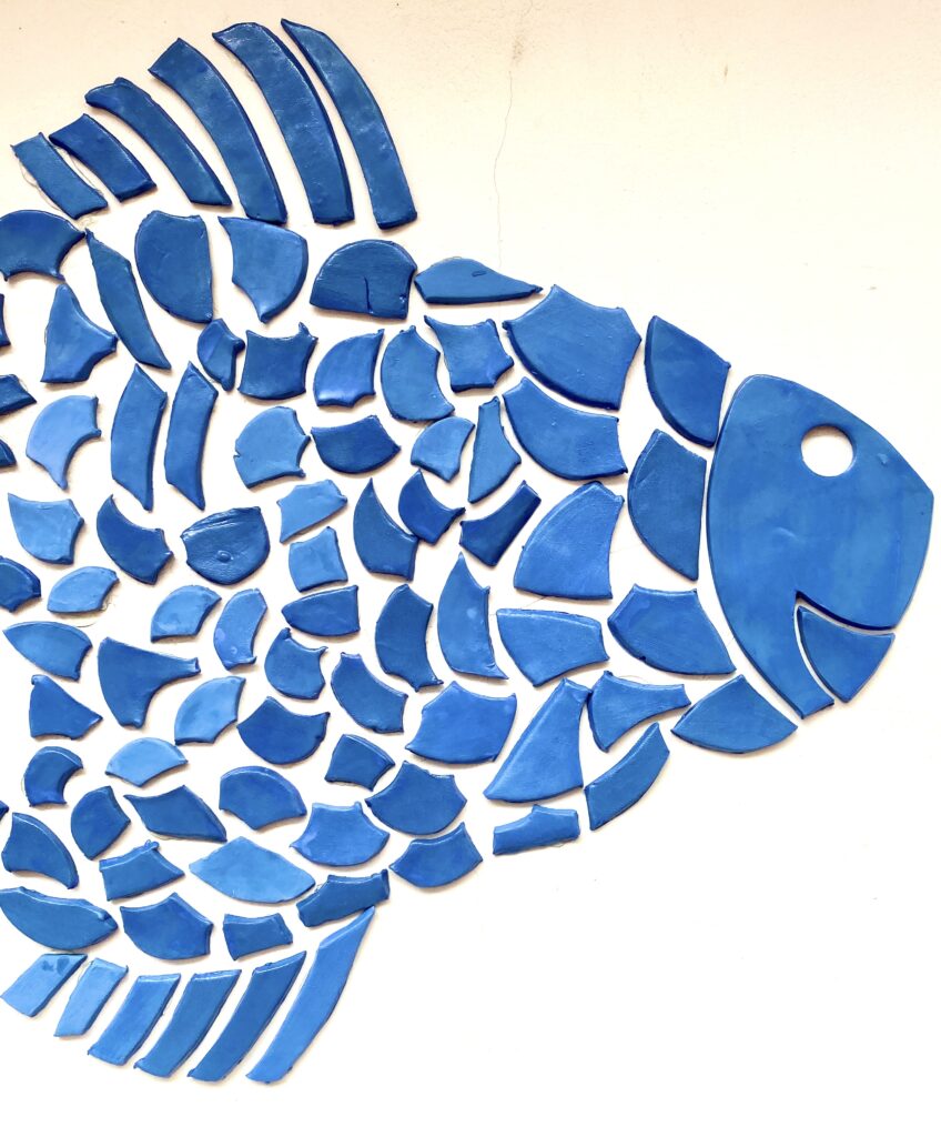 Mural Pez Azul